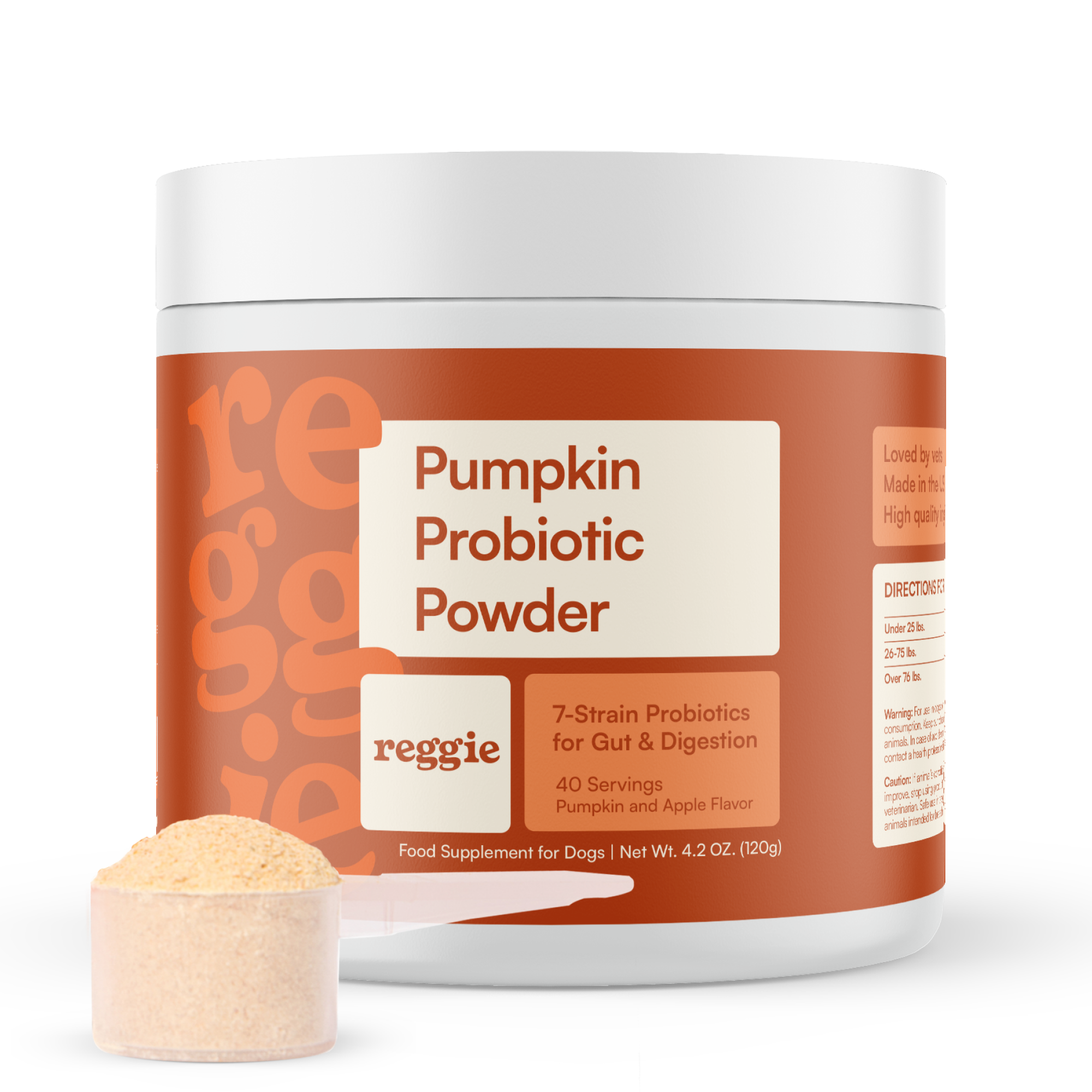 Pumpkin Probiotic for Dogs – Gut & Digestive Health | Reggie