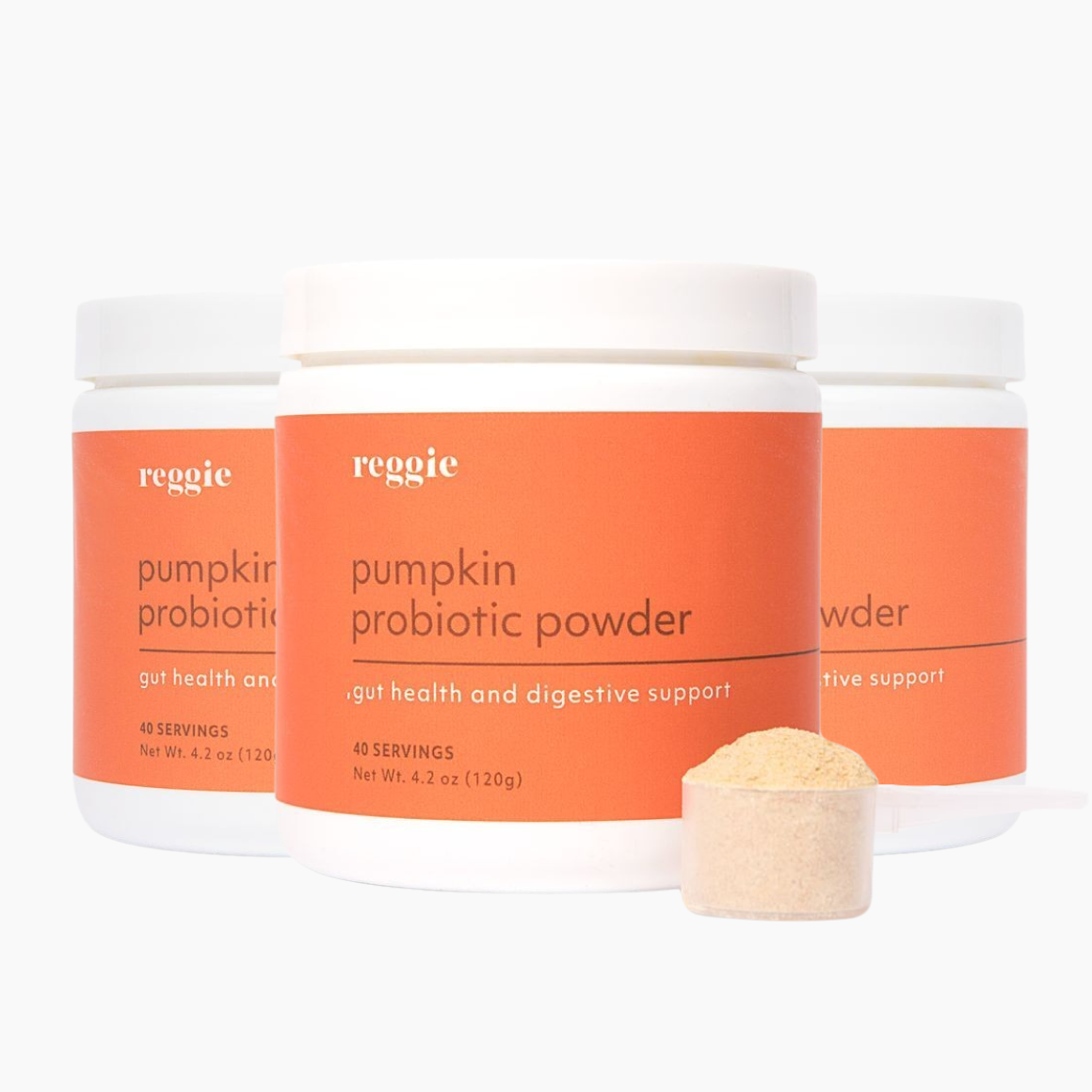 Pumpkin Probiotic Powder 3 Pack Reggie