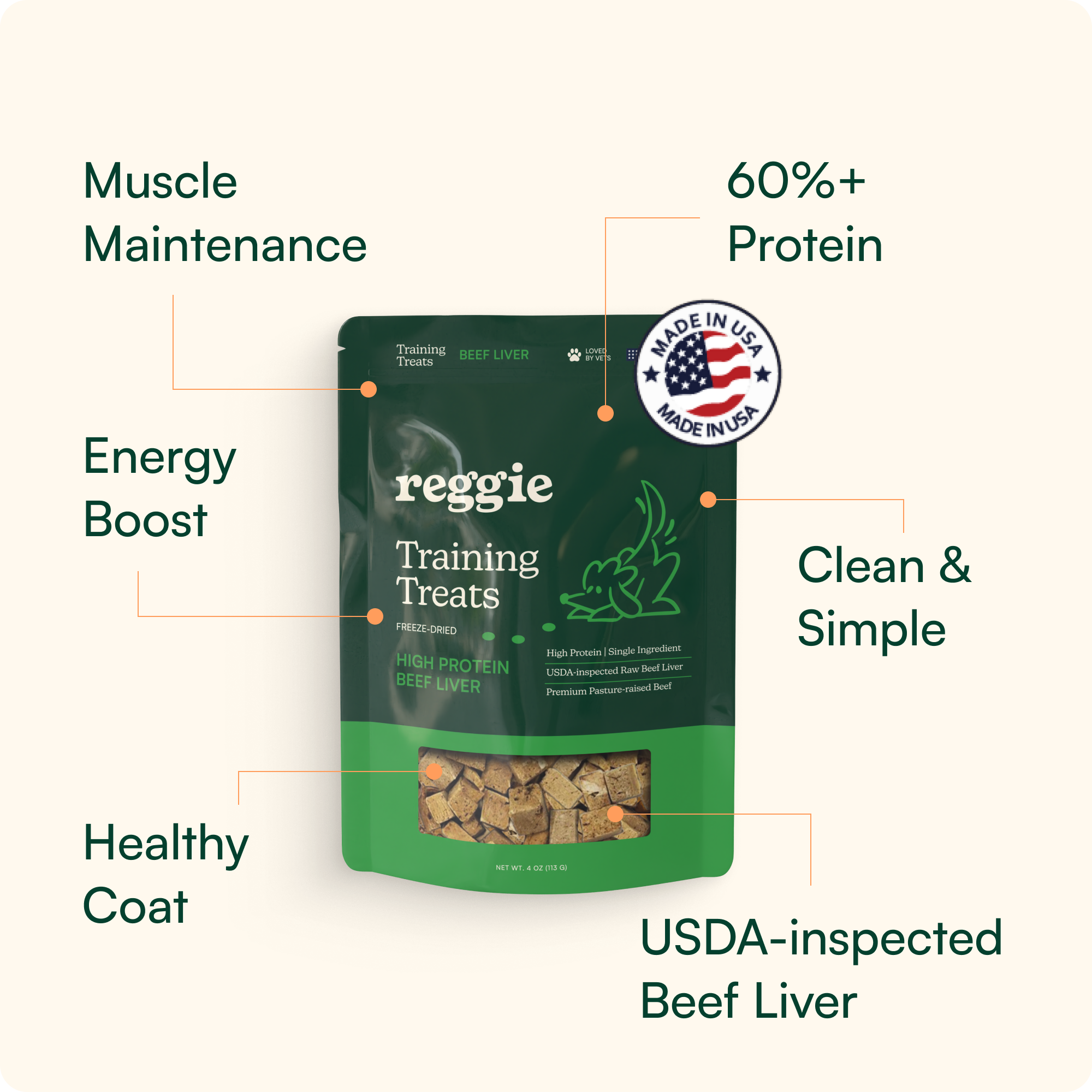 High Protein Beef Liver Training Treats