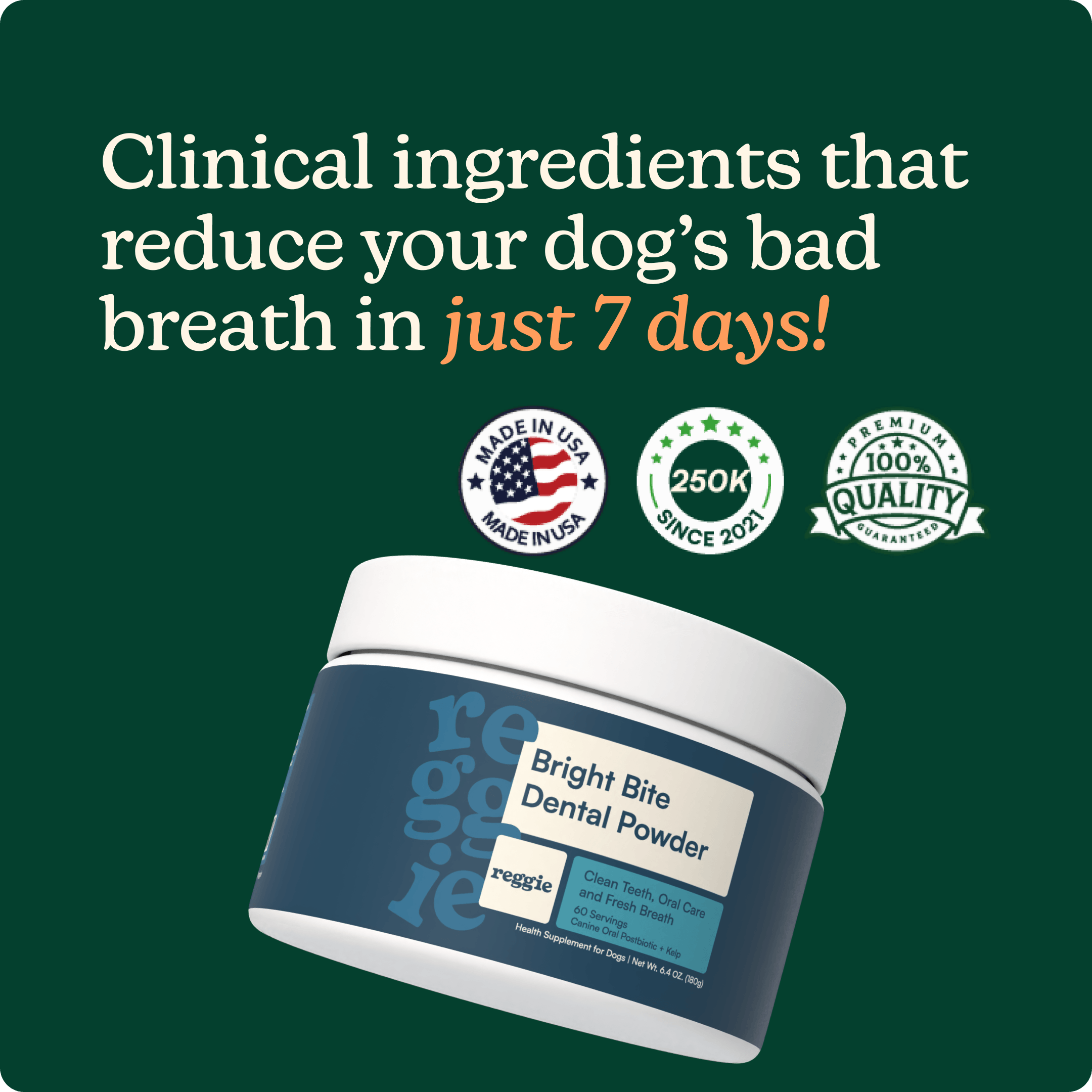 Bright Bite Dog Dental Powder
