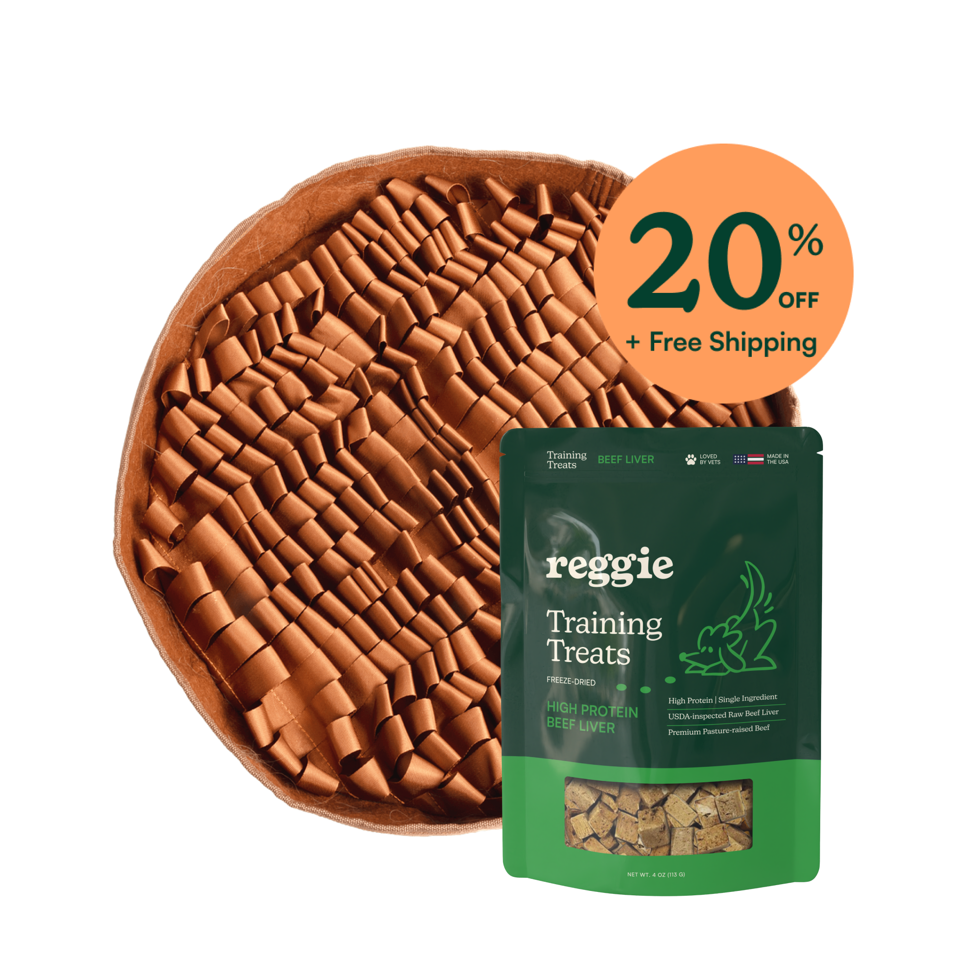 High-Protein Feeder Mat Bundle brown
