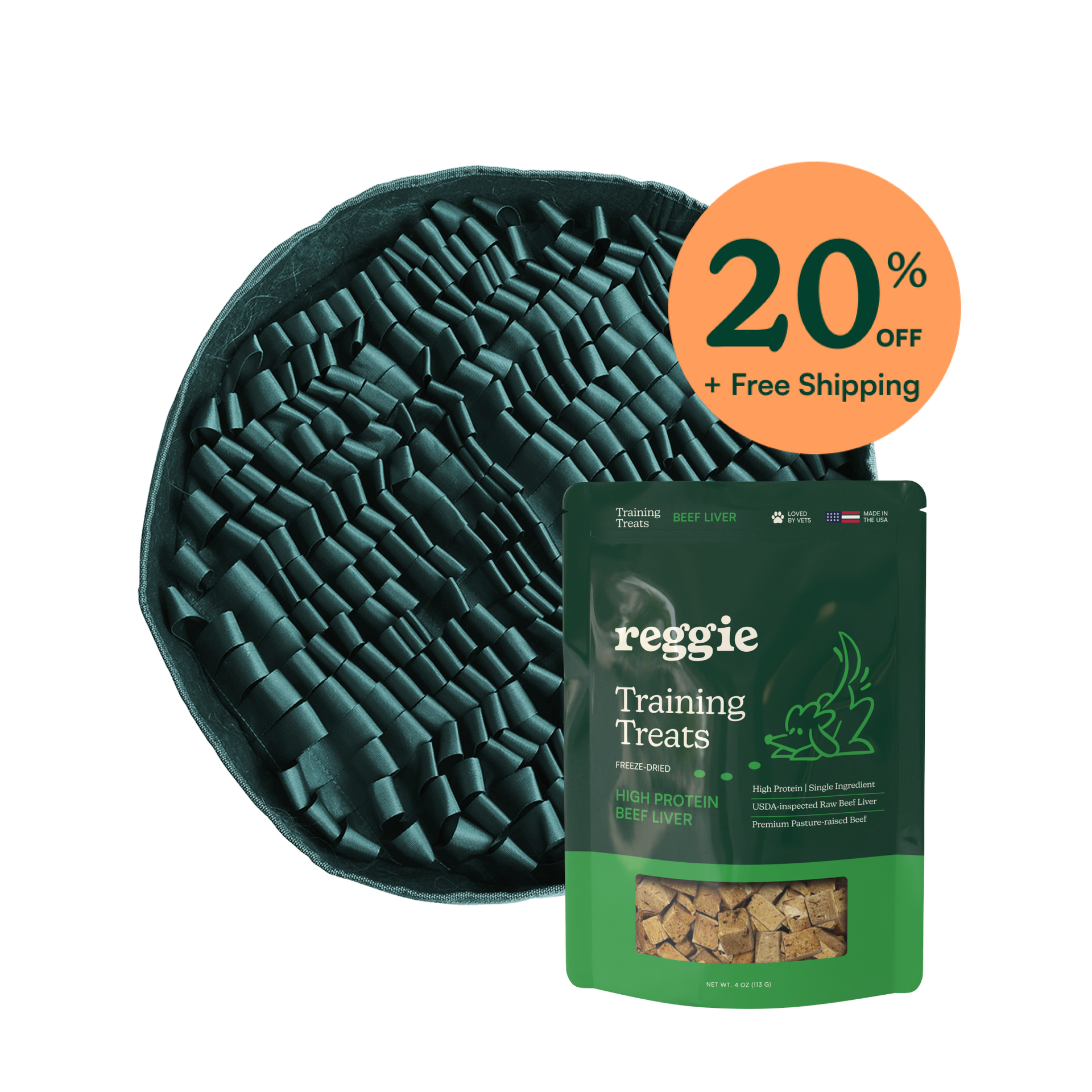 ドッグフード ryksmama Treat Time Enrichment Kit – Feeder Mat & Tasty Treats for Dogs