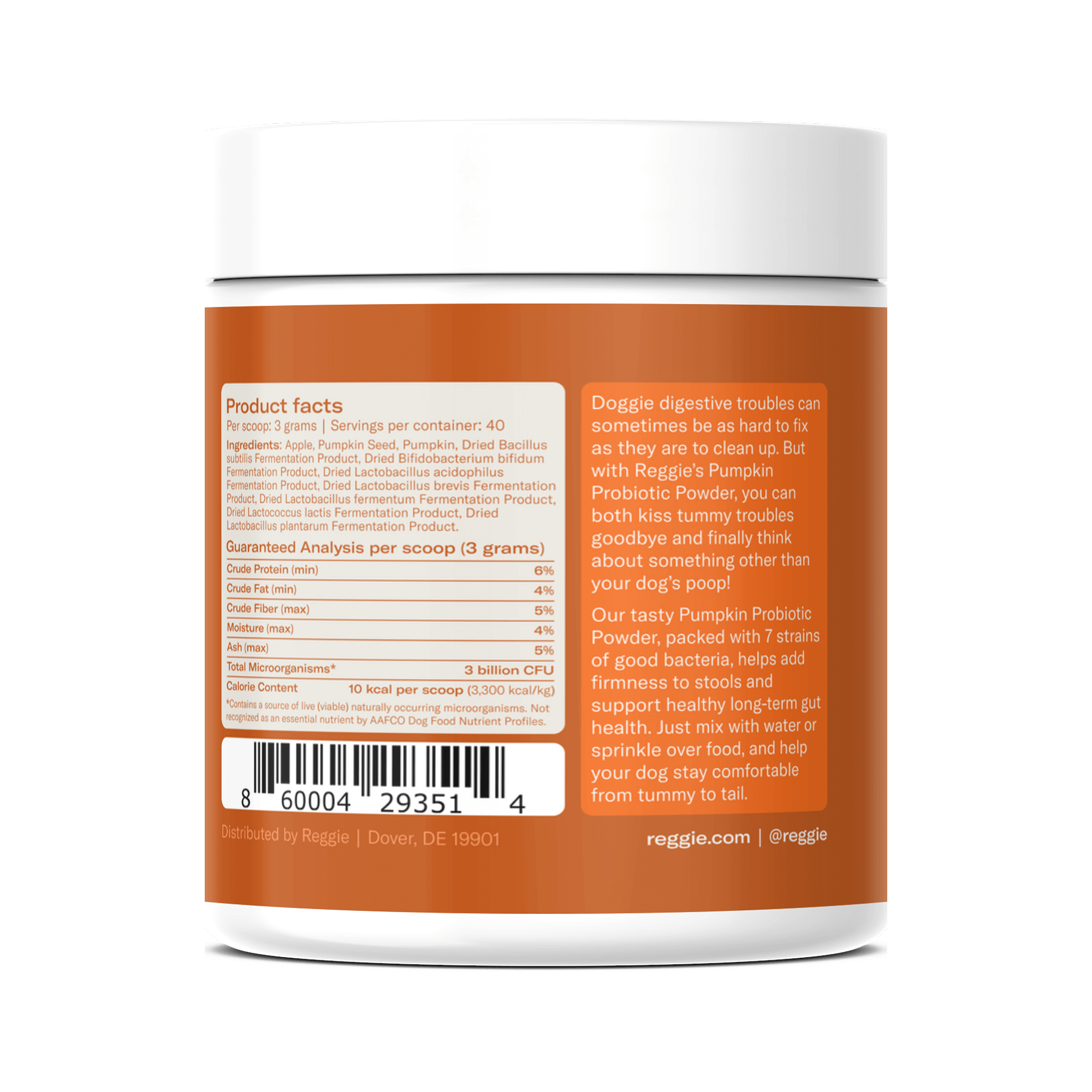 Pumpkin Probiotic Powder