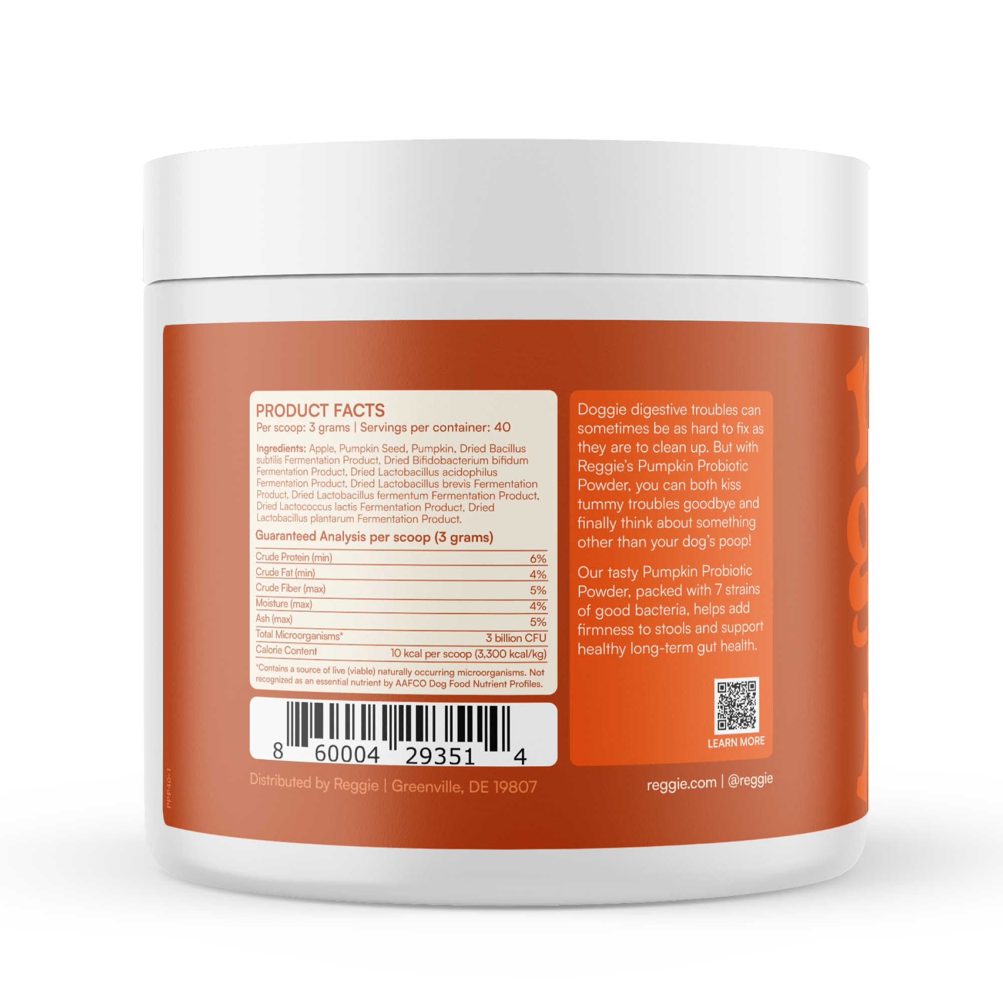 Pumpkin Probiotic Powder